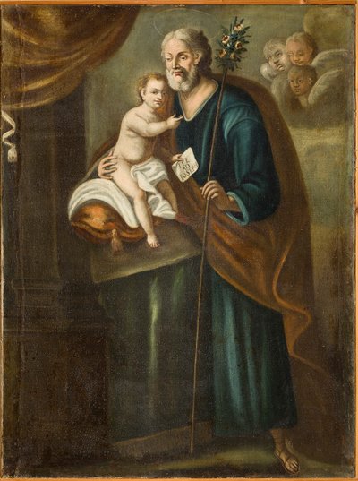 Svatý Josef, první polovina 18. století (olej na plátně) od Italian School