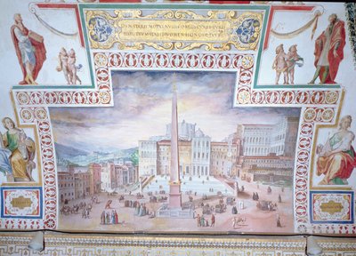 Náměstí svatého Petra, Řím od Italian School