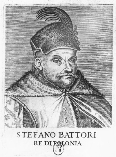 Stephen Báthory (rytina) od Italian School