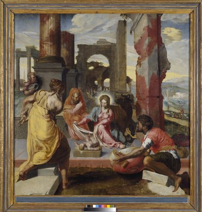 Klanění pastýřů, kolem roku 1560 od Italian School