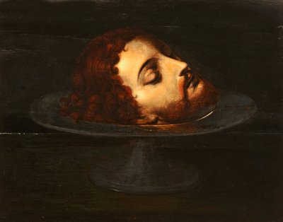 Hlava svatého Jana Křtitele na nabíječce od Italian School