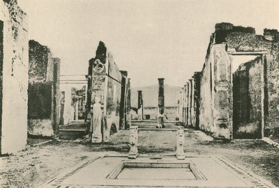 Dům Caia Cornelia Rufuse tak, jak je (hlubotisk) od Italian School