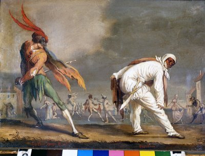 Italské masky Commedia dell