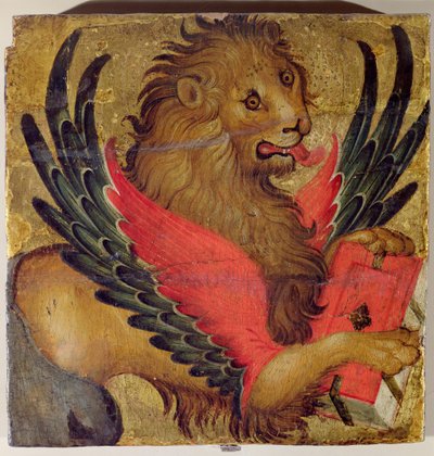 Lev svatého Marka (olej na desce) od Italian School