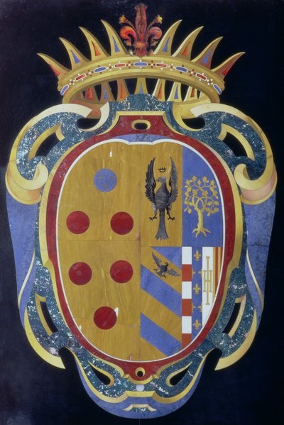 Erb Medici-Lorena, kolem roku 1638 od Italian School