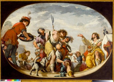 Podobenství o svatebním hostu, 1636 od Italian School