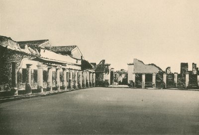 The Stabian Baths - Wrestling-Place jak to je (hlubotisk) od Italian School