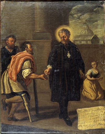 Požehnaný Garcia Martinez (Garcia Martinez zraněn), neapolská škola od Italian School