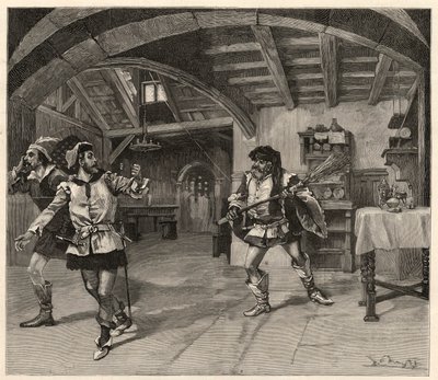 Produkce Giuseppe Verdise Falstaffa (Teatro alla Scala) v Miláně od Italian School