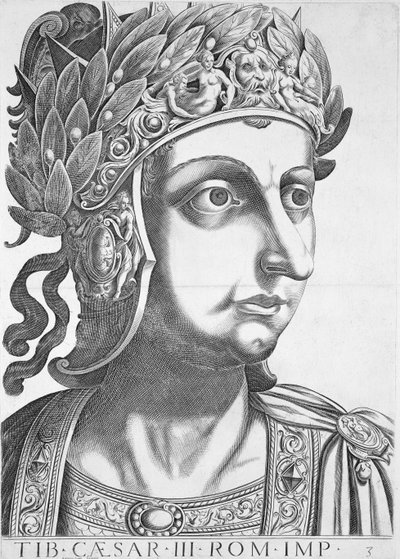 Tiberius Caesar (42 př. nl-37 n. l.), 1596 od Italian School