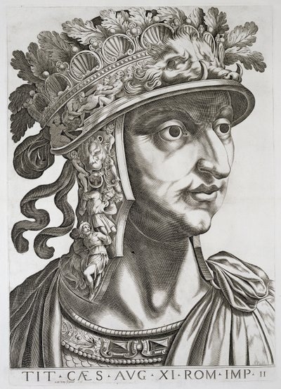 Titus Caesar (39-81 n. l.), 1596 od Italian School