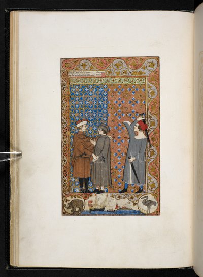Pojednání o neřestech a ctnostech Přidat MS 27695 f.9v, asi 1330-40 (pergamen) od Italian School