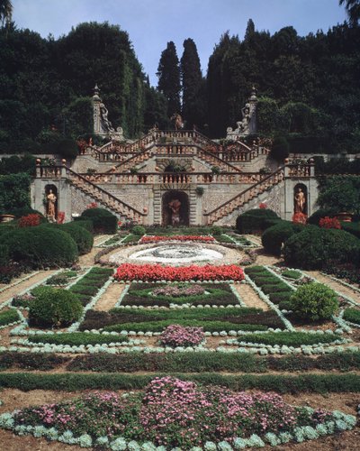 Pohled do zahrad od Italian School