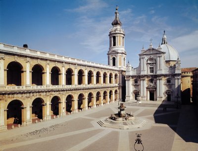 Pohled na průčelí, postaven 1570-87 od Italian School