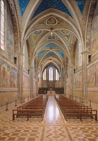 Pohled do interiéru Horního kostela od Italian School