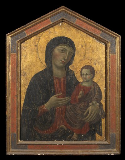 Panna a dítě, padělek na způsob Cimabue od Italian School