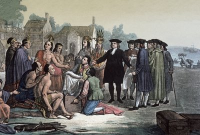 William Penn, asi 1820 (rytina) od Italian School