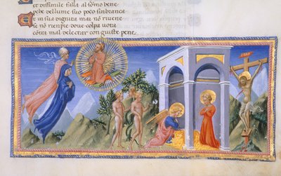 Yates Thompson 36, f.141 The Mystery of the Redemption, from 