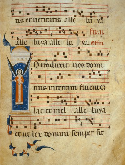 fol 4v. Postupné, kolem 1260 od Italian School