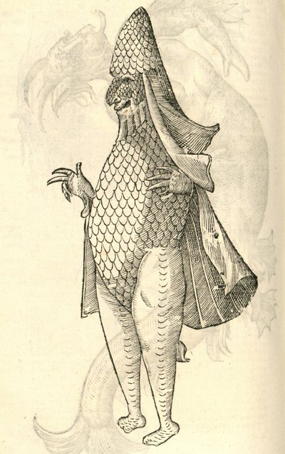 ilustrace Monstro Marinus z Aldrovandis History of Monsters, 1642 od Italian School