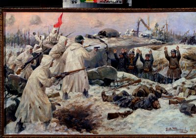 Kapitulace finských vojáků v roce 1940 od Ivan Alexeyevich Vladimirov