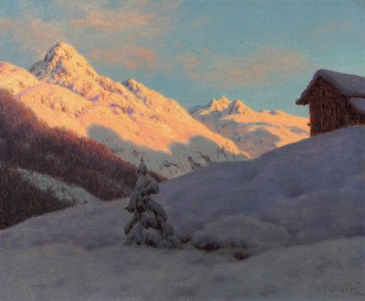 Vrcholy v Engadinu od Ivan Fedorovich Choultse