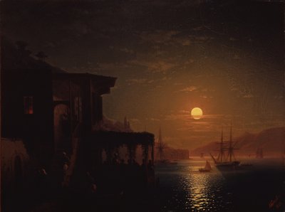 Konstantinopol večer, 1882 od Ivan Konstantinovich Aivazovsky