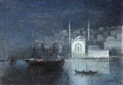 Konstantinopol v noci, 1886 od Ivan Konstantinovich Aivazovsky
