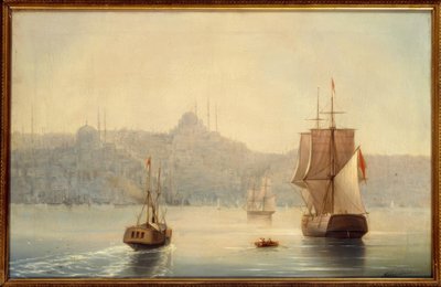 Konstantinopol, přístav / obraz I.K. Aivazovského od Ivan Konstantinovich Aivazovsky