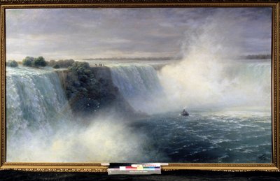 ""Niagarské vodopády"" Malba Ivana Ajvazovského (1817-1900) 1892 Národní muzeum umění Běloruské republiky, Minsk od Ivan Konstantinovich Aivazovsky