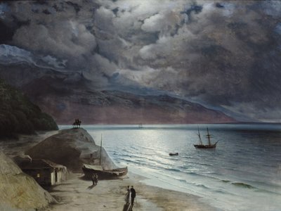 Noc v Gurzufu, 1891 od Ivan Konstantinovich Aivazovsky