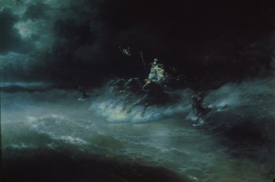 Poseidoni cestují po moři, 1894 od Ivan Konstantinovich Aivazovsky