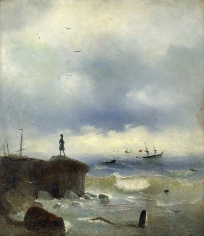 Puškin při pohledu na Černé moře, 1838 od Ivan Konstantinovich Aivazovsky
