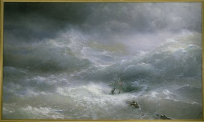 Vlna par Aivazovskij, Ivan Konstantinovič (1817-1900) od Ivan Konstantinovich Aivazovsky