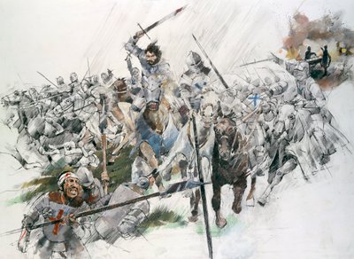 Bitva u Flodden Field, 1513, c1990-2010. od Ivan Lapper