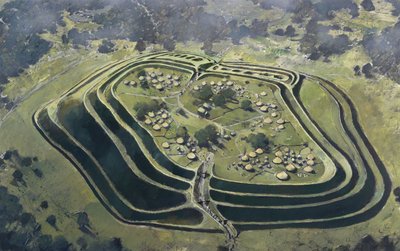 Pevnost Old Oswestry Hill Fort od Ivan Lapper