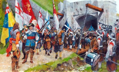 Hrad Pendennis, Cornwall. 17. srpna 1646, c1990-2010 od Ivan Lapper