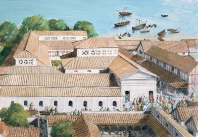 Římská pevnost Richborough, 3. století. 1990-2010 od Ivan Lapper