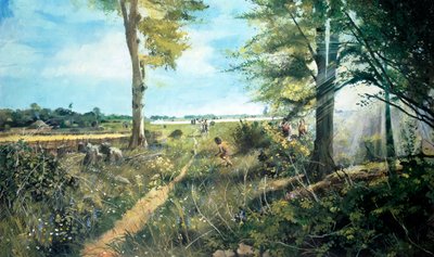Krajina Stonehenge, c3000BC, c1990-2010 od Ivan Lapper