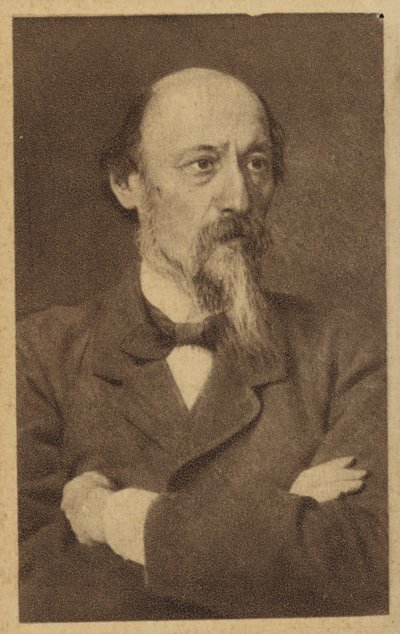 Nikolaj Nekrasov , ruský básník od Ivan Nikolaevich Kramskoy