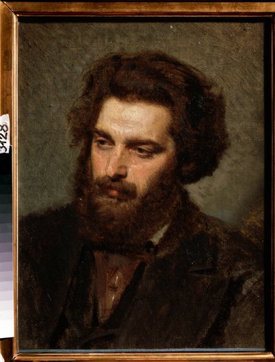 Portrét umělce A. Kuindzhi od Ivan Nikolaevich Kramskoy