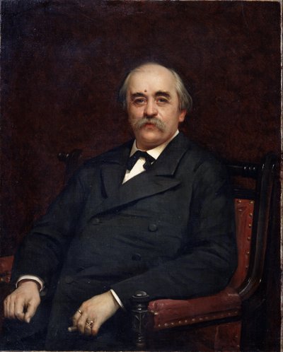 Portrét spisovatele Grigorije Danilevského (1829-1890). (Portrét autora Grigoriho Danilevského). Obraz Ivan Nikolajevič Kramskoj (1837-1887), olej na plátně od Ivan Nikolaevich Kramskoy