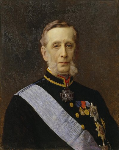 Portrét hraběte Petra Alexandroviče Valujeva 1815-1890, 1880 od Ivan Nikolaevich Kramskoy