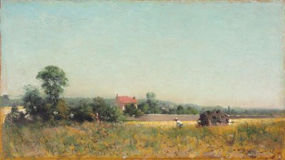 V polích, Francie, 1882 od Ivan Pokitonov