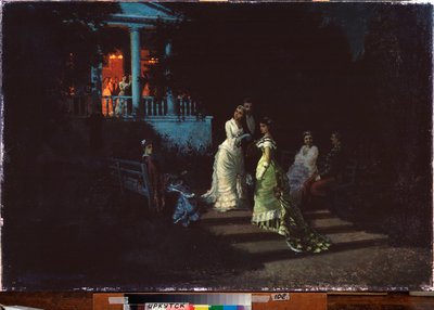 Un bal (Ball) - Malba Ivana Svetenka, olej na plátně od Ivan Svetenko