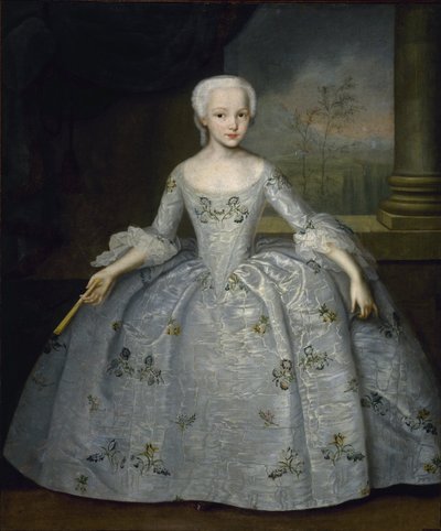 Portrét Sarah Eleanore von Fermor, c. 1750 od Ivan Yakovlevich Vishnyakov