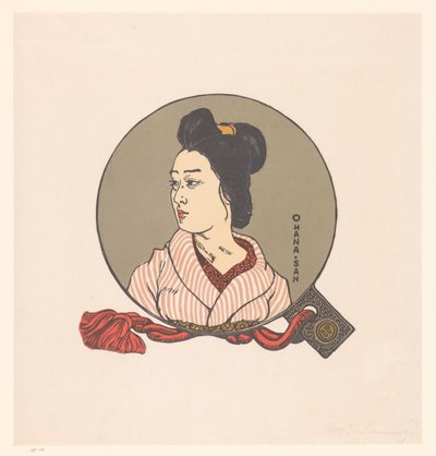 Portrét neznámé Japonky Ohana-San od Ivo Puhonny