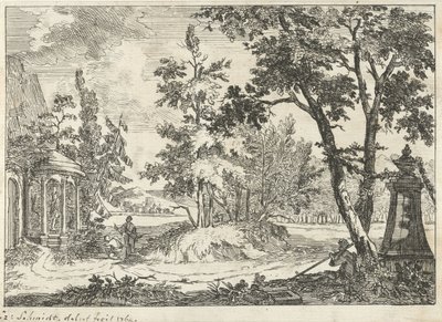 Arkádská krajina od Izaak Schmidt