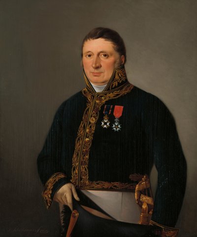 Portrét A.F. Goudriaana od Izaak Schouman