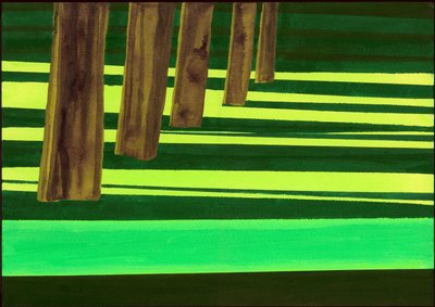 Kensington Gardens Series: Dazzle, 2007 (kombinovaná média na papíře) od Izabella Godlewska de Aranda